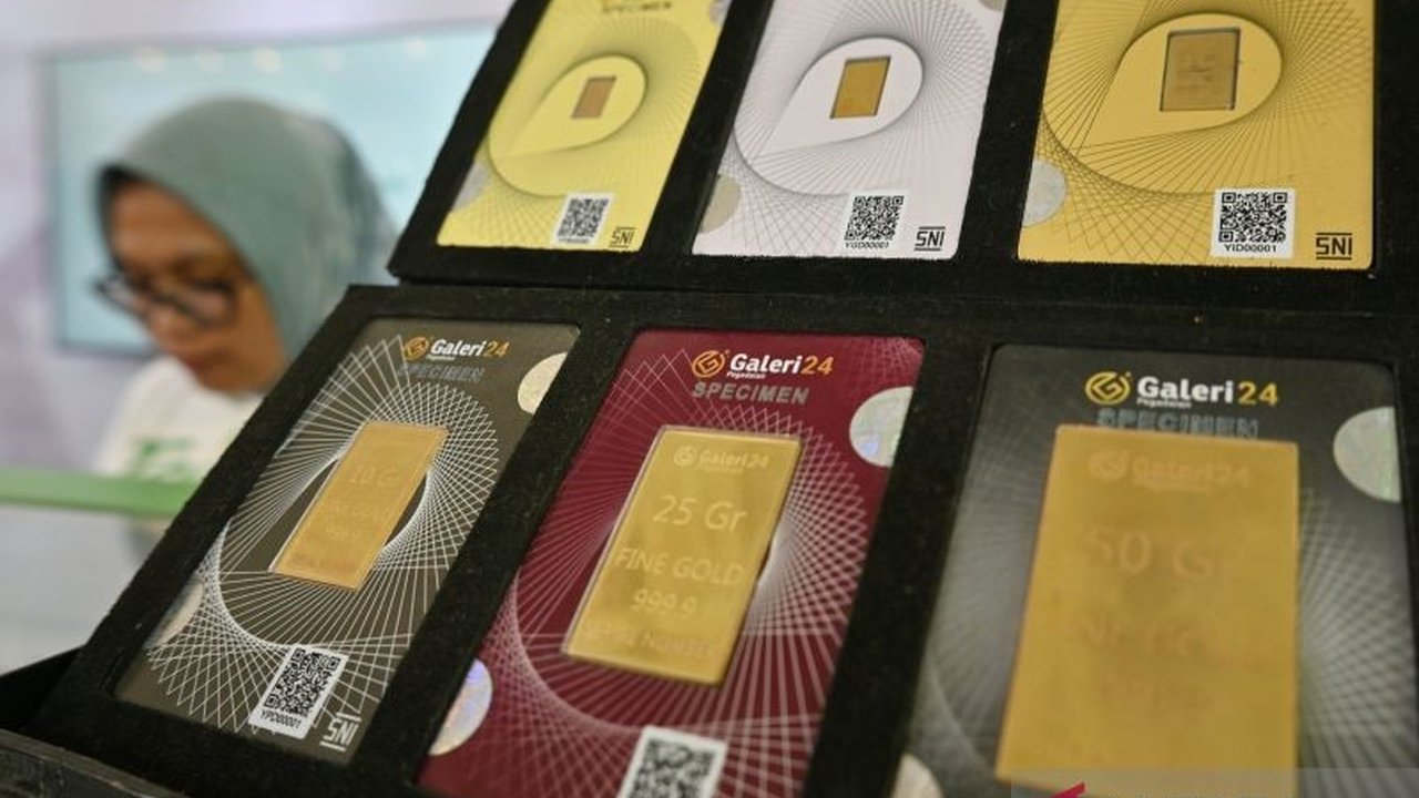 Daftar Harga Emas Antam, Galeri24, dan UBS di Pegadaian Rabu 12 Agustus 2026
