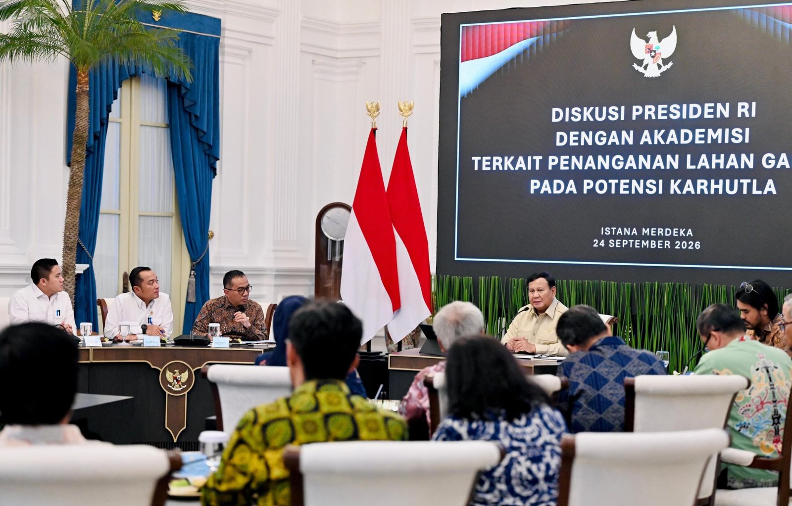 Prabowo Bentuk BPGMN untuk Perkuat Pencegahan Karhutla di Lahan Gambut