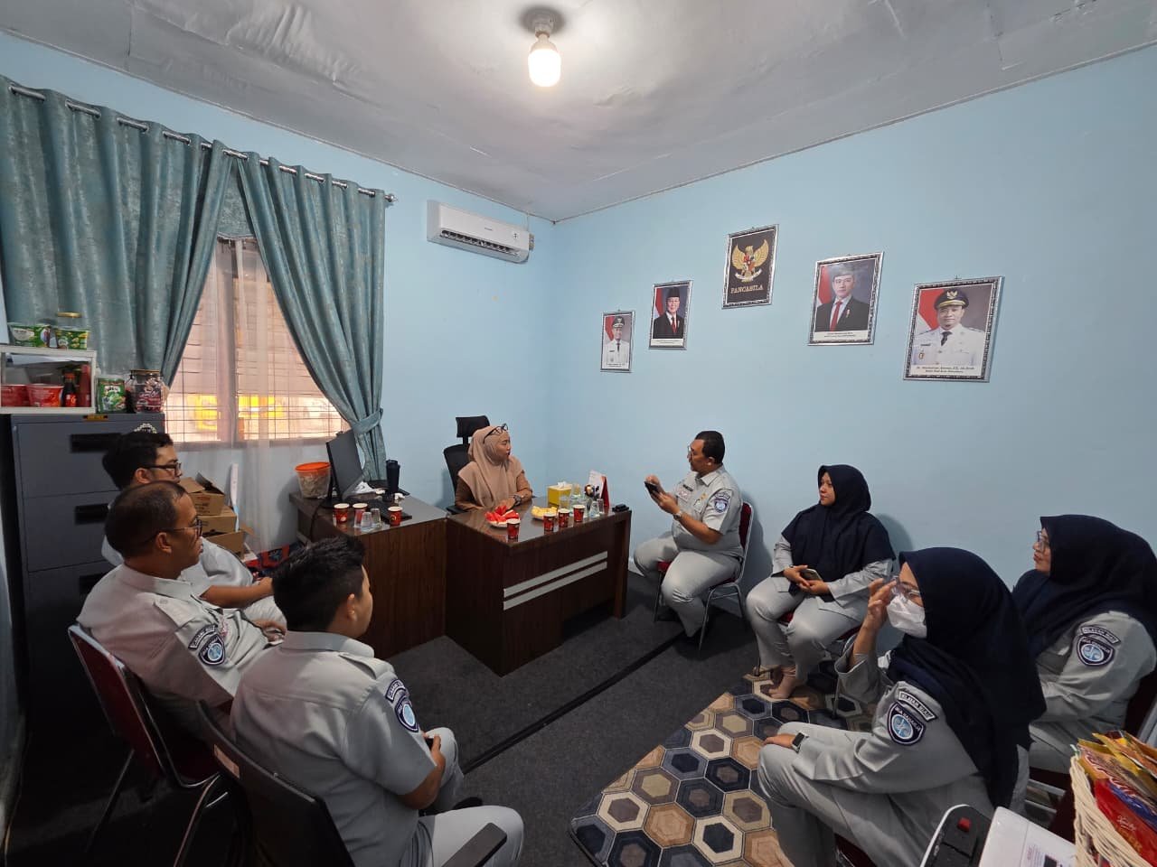 Jasa Raharja Riau Rekonsiliasikan Data Gaspol dalam Kegiatan Serbu RW Bapenda Kota Pekanbaru