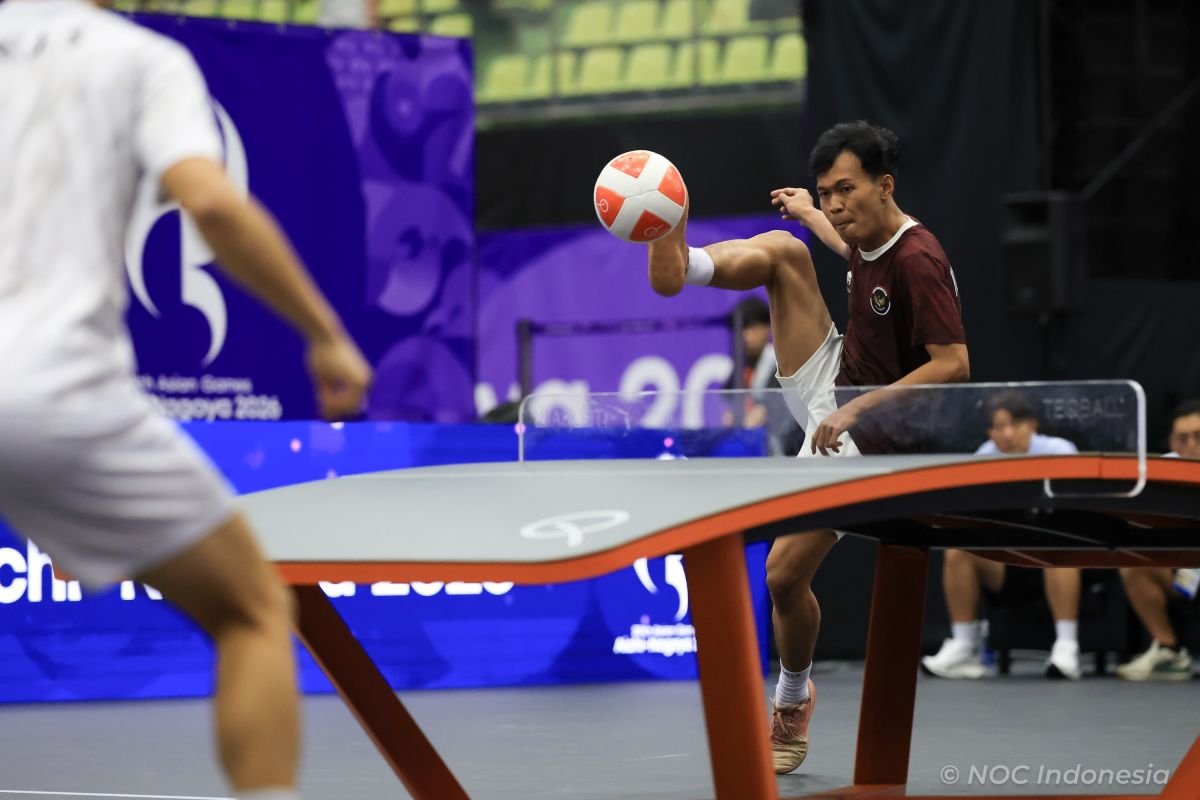 Yoga Ardika Putra Menang Dua Kali, Jaga Peluang Teqball Indonesia Raih Medali