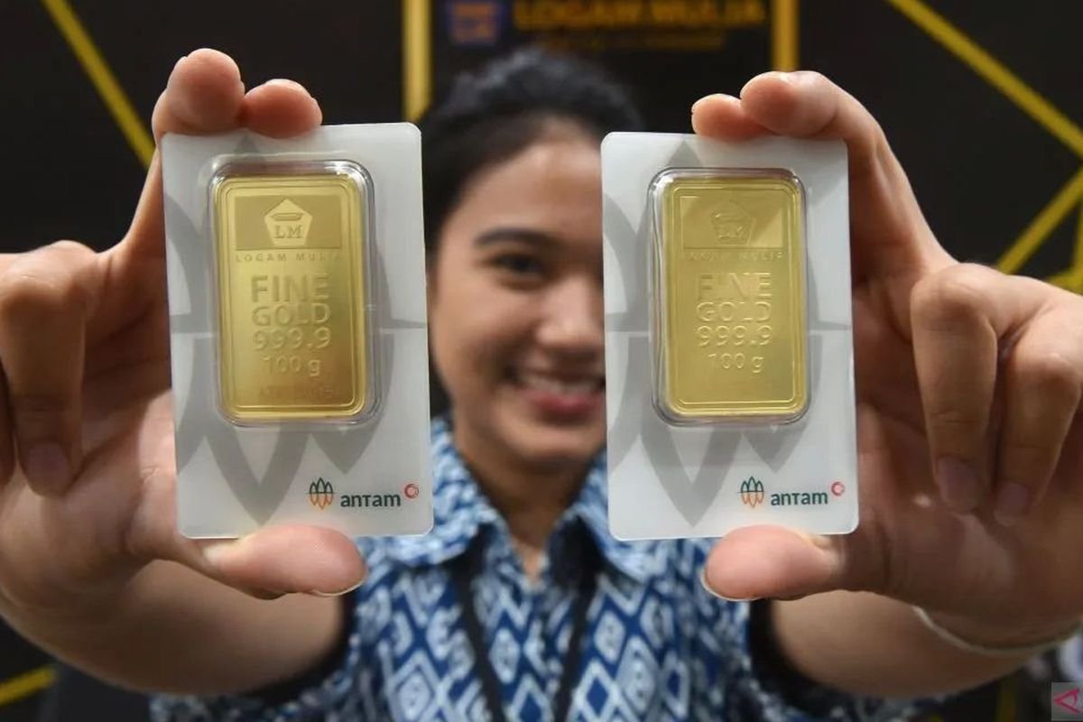 Harga Emas Antam Kembali Naik, Tembus Rp2,604 Juta per Gram