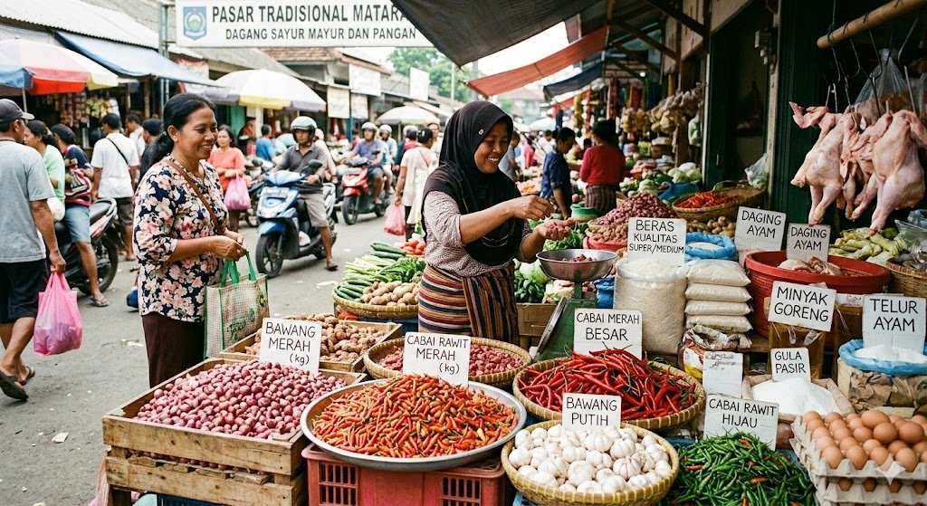 Harga Cabai Rawit Merah Naik, Tembus Rp90.050 per Kg