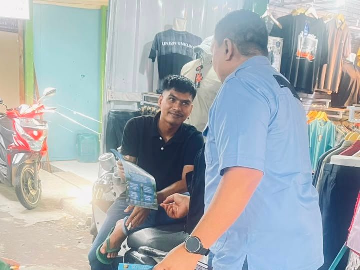 Dorong Kepatuhan Wajib Pajak, Samsat Tulang Bawang Hadir di Pasar Baru Menggala