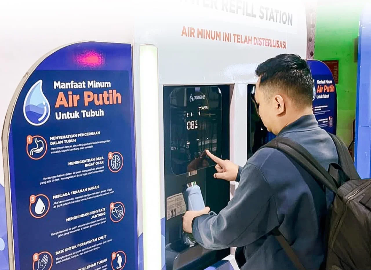 Jumlah Pelanggan KAI Naik 8,33 Persen, Fasilitas Isi Ulang Air Minum Kini Tersedia di 58 Stasiun