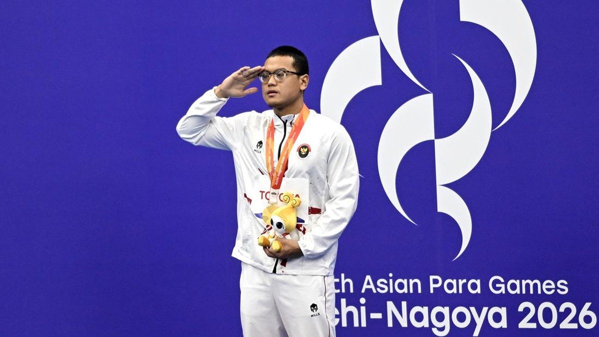 Rifky Yavianda Juara 100 Meter Gaya Bebas S12, Indonesia Amankan Emas