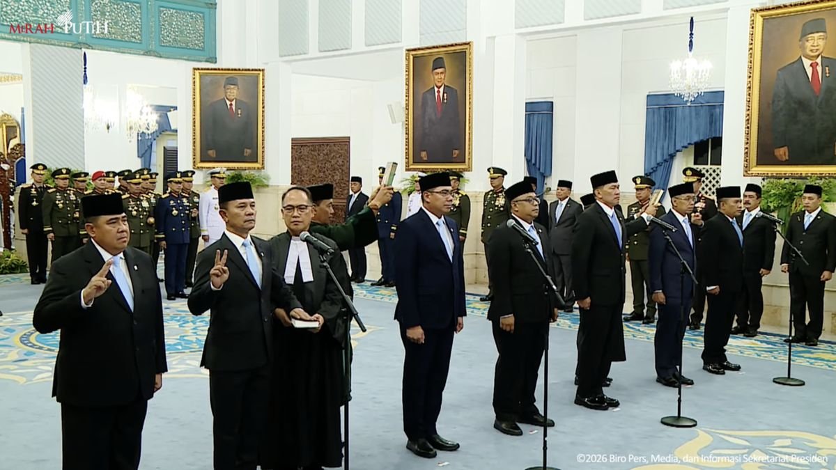 Prabowo Lantik 9 Pejabat Negara, Maruli Simanjuntak hingga Alim Setiawan Masuk Daftar