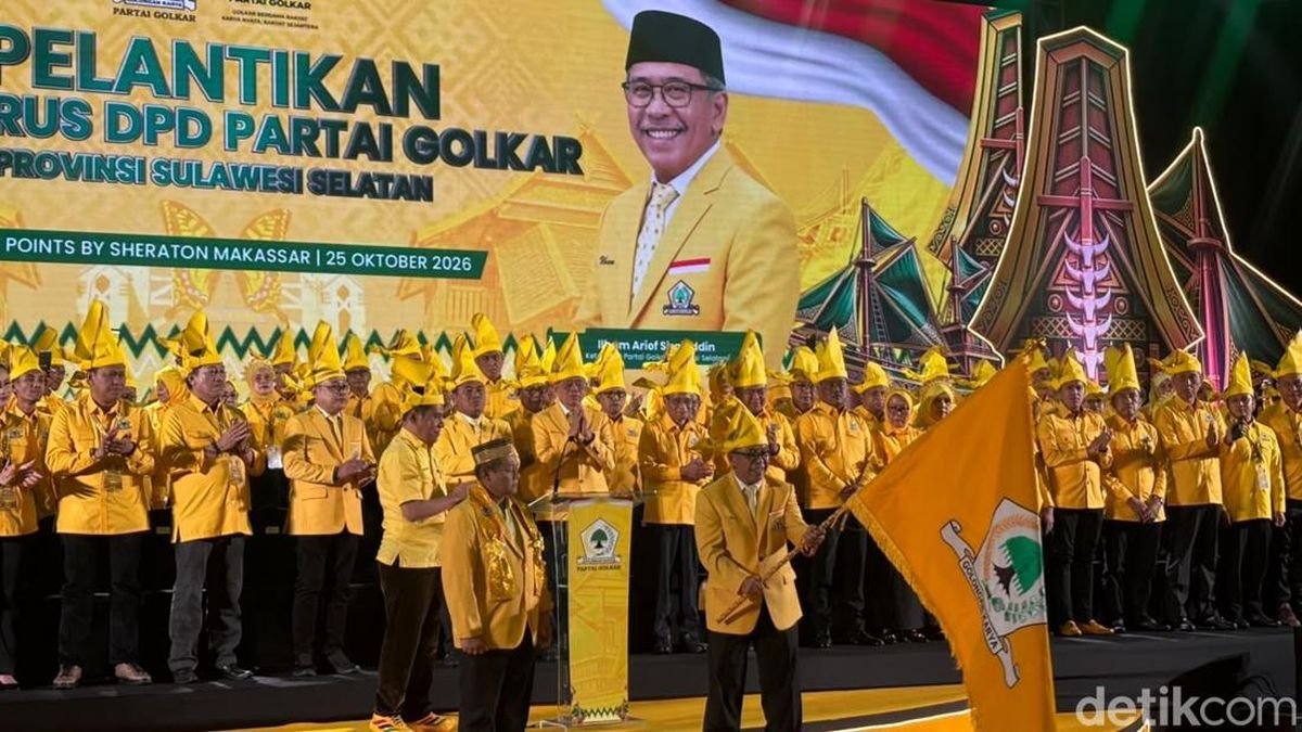 IAS Resmi Pimpin Golkar Sulsel, Targetkan Kenaikan Suara dan Kursi 50 Persen