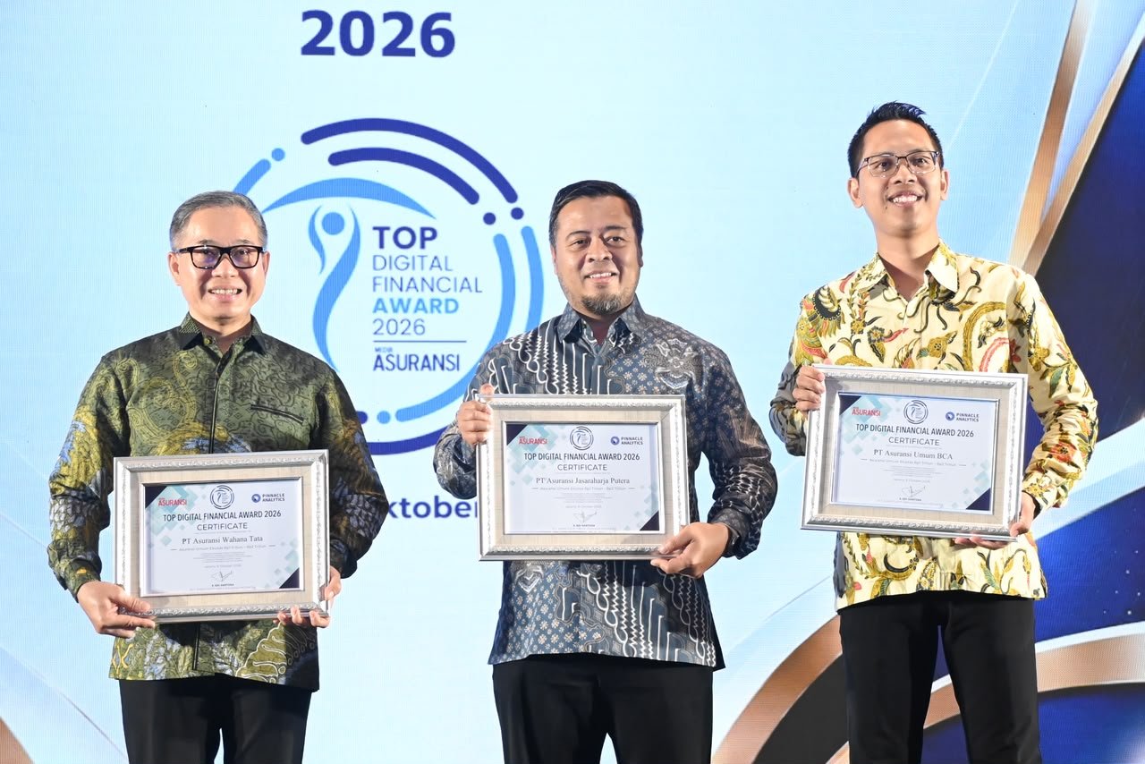 Perkuat Transformasi Digital dan Kinerja Keuangan, Jasaraharja Putera Raih Top Digital Financial Award dan CFO Award 2026 