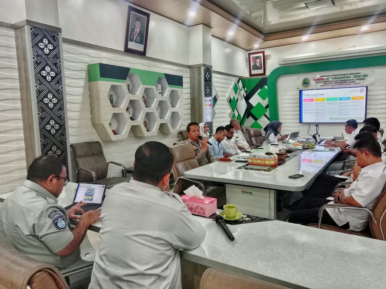 Tim Pembina Samsat Garut Gelar Operasi Gabungan di Kerkof, 719 Kendaraan Diberhentikan