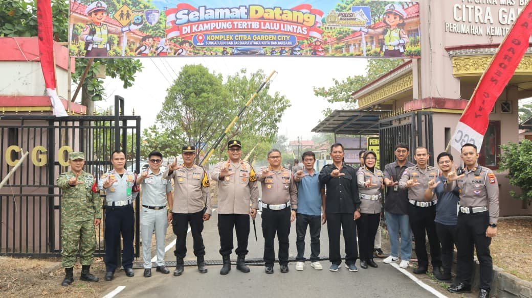 Jasa Raharja Kalsel Dukung Kampung Tertib Lalu Lintas, Perkuat Kesadaran Warga dari Lingkungan RT