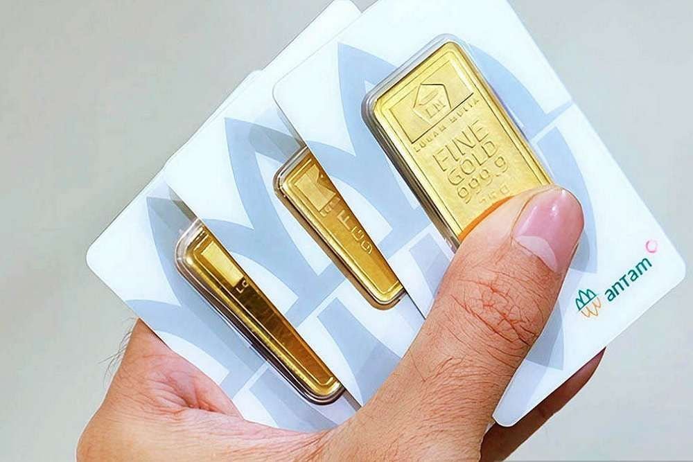 Harga Emas Antam Turun, Kini Rp2,574 Juta per Gram