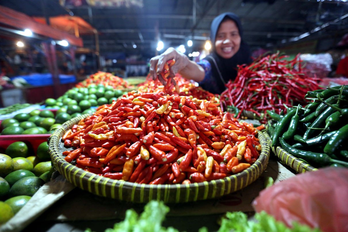 Harga Cabai dan Kebutuhan Pokok Hari Ini, Cabai Rawit Merah Masih Mahal